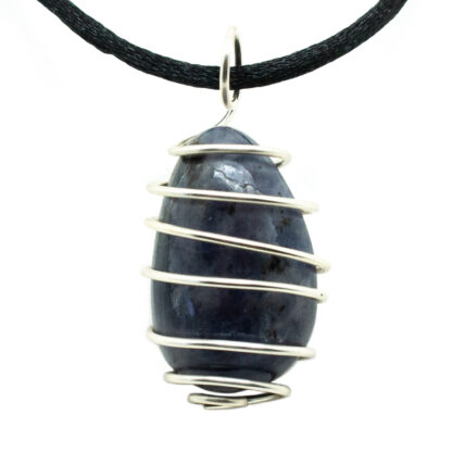 Iolite Vortex Pendant