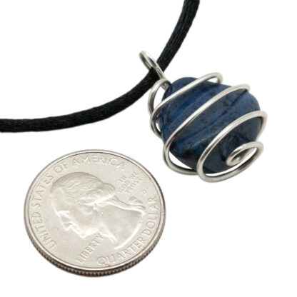 Dumortierite Vortex Pendant - Image 4