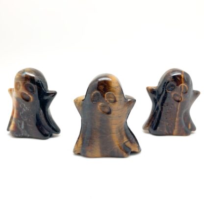 Tiger’s Eye Ghost Carving - Image 3