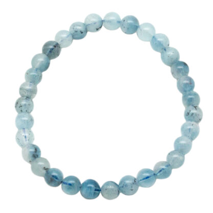 Aquamarine Bead Bracelet (5-8mm) - Image 5