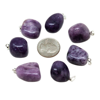 Lepidolite Tumbled Pendant - Image 6