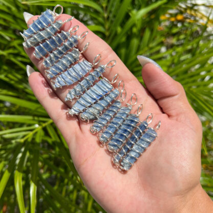 Blue Kyanite Vortex Pendant-1.5" - Image 5