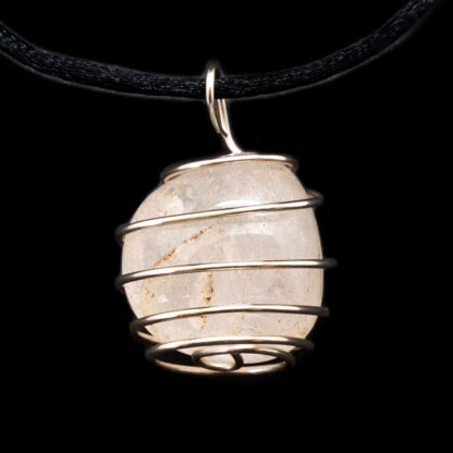 Clear Quartz Vortex Pendant - Image 3