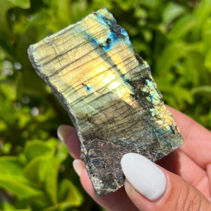 Labradorite Partially Polished Display Piece - Image 4