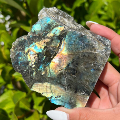 Labradorite Partially Polished Display Piece - Image 4