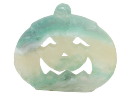 Green Fluorite Pumpkin Carving