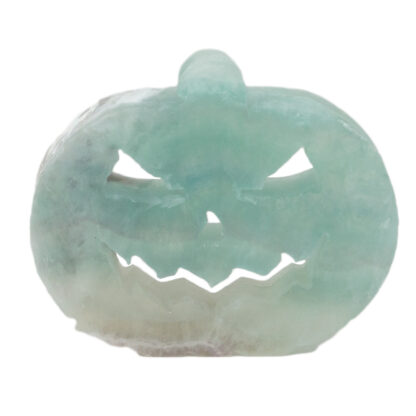 Green Fluorite Pumpkin Carving - Image 2