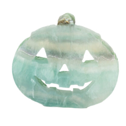 Green Fluorite Pumpkin Carving - Image 4