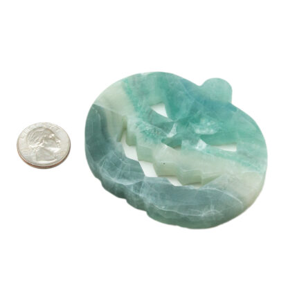 Green Fluorite Pumpkin Carving - Image 3