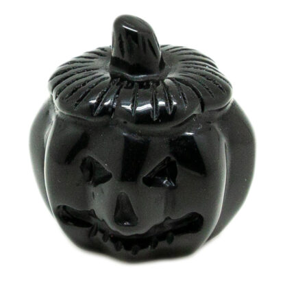 Black Obsidian Pumpkin Carving-1.5" - Image 2