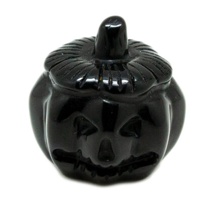 Black Obsidian Pumpkin Carving-1.5" - Image 3