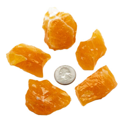 Orange Calcite Rough Crystal-1.5-2" - Image 5