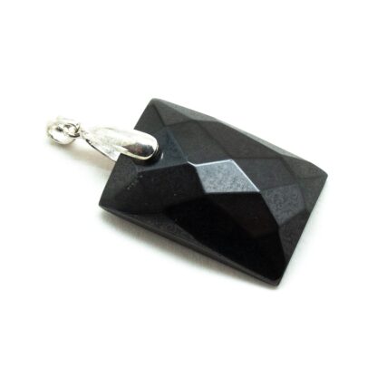 Shungite Faceted Pendant - Image 3