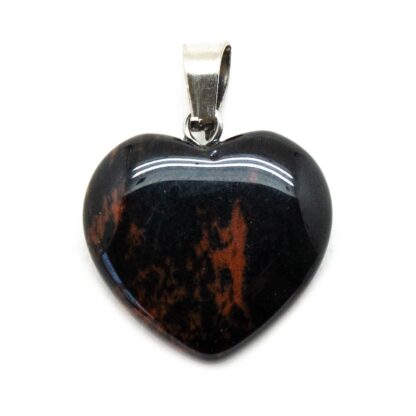 Mahogany Obsidian Heart Pendant - Image 2