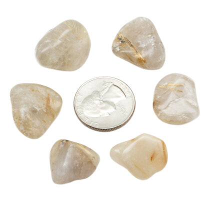 Rutilated Quartz Tumbled Stone - Image 4