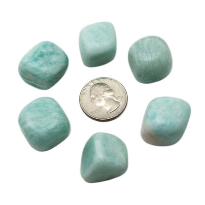 Amazonite Tumbled Stone (0.75-1") - Image 4