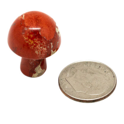 Red Jasper Tiny Mushroom - Image 6