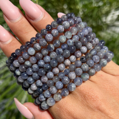 Iolite Bead Bracelet (5-7mm) - Image 4