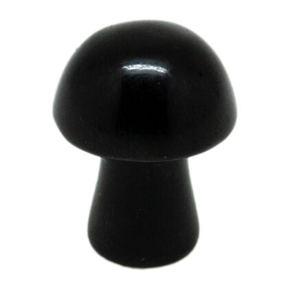 Black Obsidian Tiny Mushroom