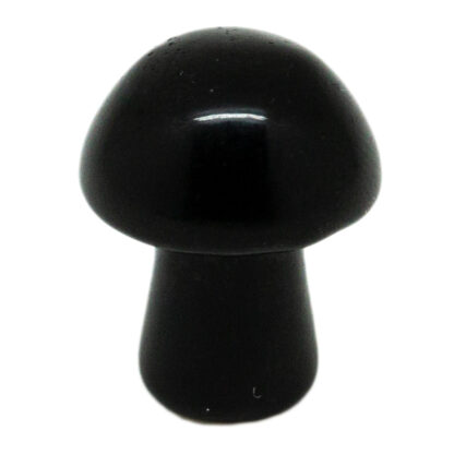 Black Obsidian Tiny Mushroom - Image 2