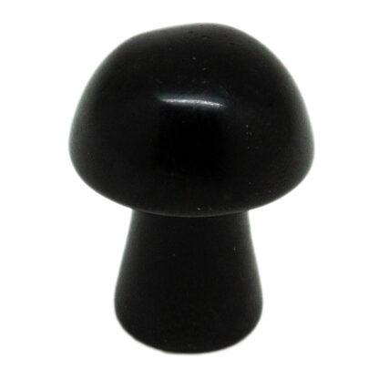 Black Obsidian Tiny Mushroom - Image 3