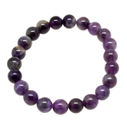 Amethyst Bead Bracelet (8mm)