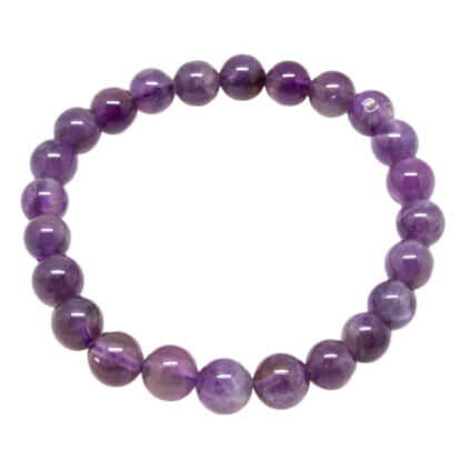 Amethyst Bead Bracelet (8mm) - Image 3