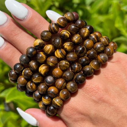 Tiger's Eye Bead Bracelet (8mm) - Image 4