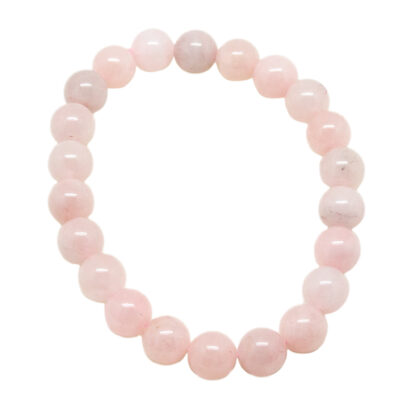 Rose Quartz Bead Bracelet (8mm)