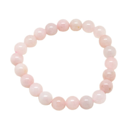 Rose Quartz Bead Bracelet (8mm) - Image 3