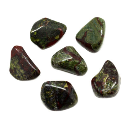 Dragon Blood Jasper Tumbled Stone Set