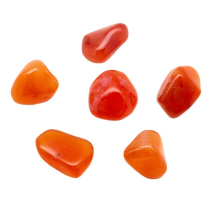 Carnelian Tumbled Stone Set (0.5-0.75")