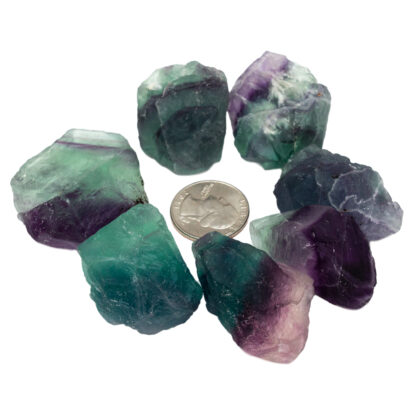 Rainbow Fluorite Rough-1" - Image 4