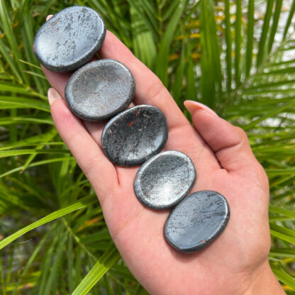 Hematite Worry Stone (35-40mm) - Image 5