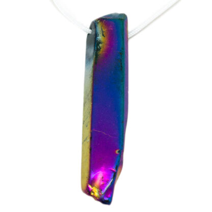 Rainbow Aura Quartz Drilled Pendant - Image 2