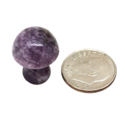 Lepidolite Tiny Mushroom - Image 5