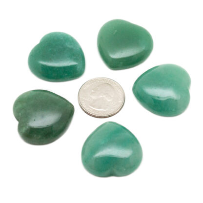 Green Aventurine Heart (25-30mm) - Image 4