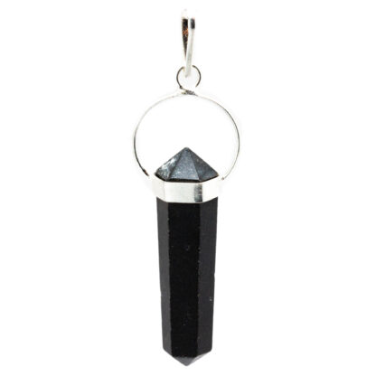 Black Tourmaline DT Point Pendant - Image 2