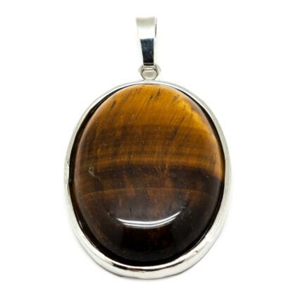 Tiger's Eye Silver Plated Pendant - Image 4