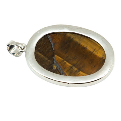 Tiger's Eye Silver Plated Pendant - Image 5