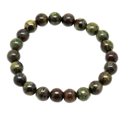 Dragon Blood Jasper Bead Bracelet (8mm)