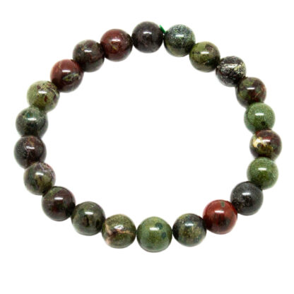 Dragon Blood Jasper Bead Bracelet (8mm) - Image 2