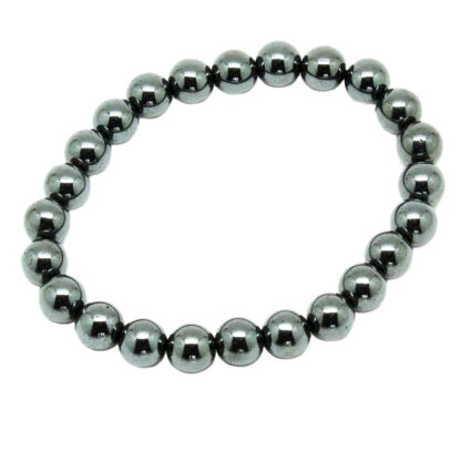 Hematite Bead Bracelet (8mm) - Image 3