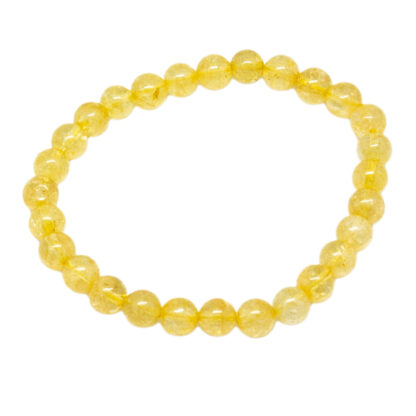 Citrine Bead Bracelet (6-7mm)