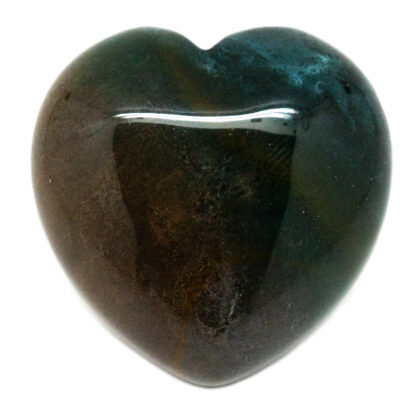 Moss Agate Heart (25-30mm)