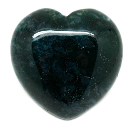 Moss Agate Heart (25-30mm) - Image 2