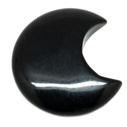 Black Obsidian Crescent Moon (30mm) - Image 3