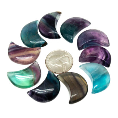 Fluorite Crescent Moon-25mm - Image 6