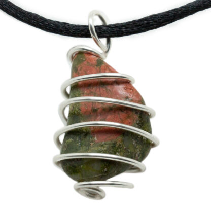 Unakite Vortex Pendant