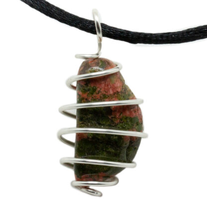 Unakite Vortex Pendant - Image 2